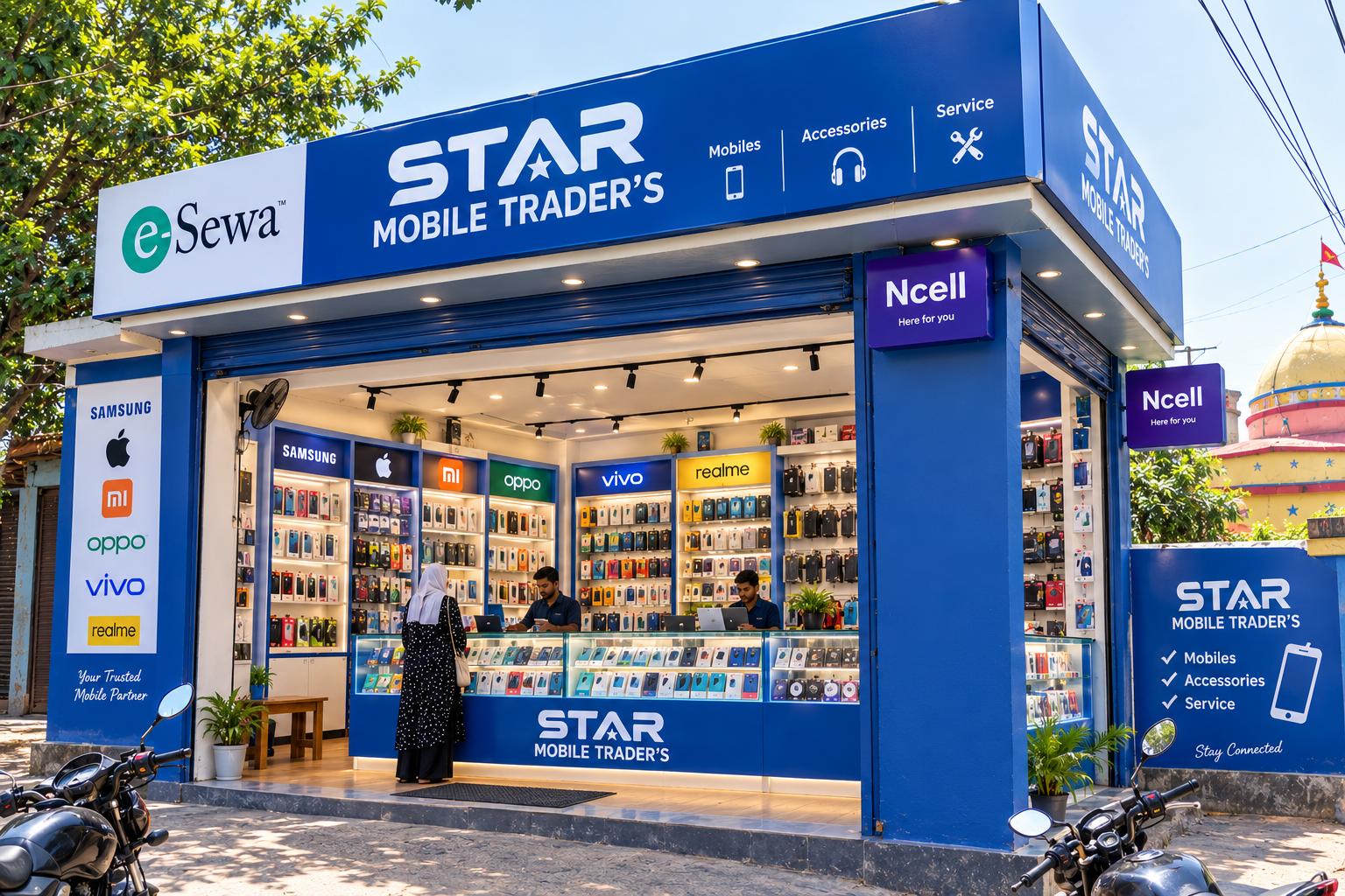 Star Mobile Trader's Storefront in Dhangadhimai-10, Siraha, Nepal